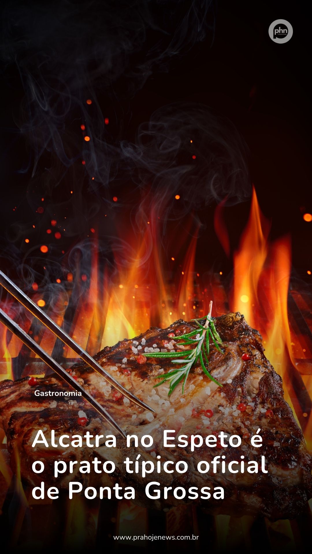 prato típico oficial de Ponta Grossa