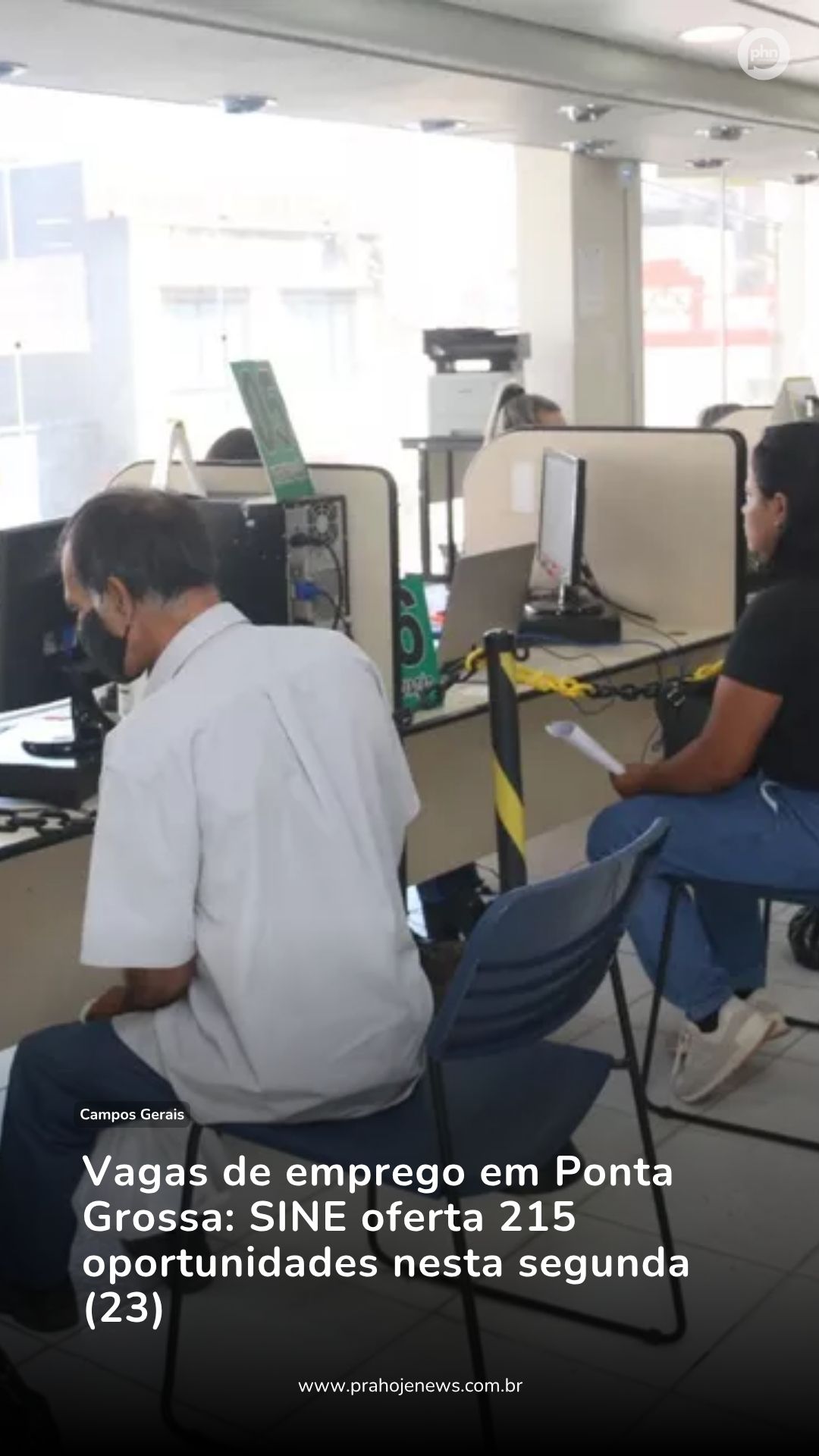 Vagas de emprego em Ponta Grossa: SINE oferta 215 oportunidades nesta segunda (23)