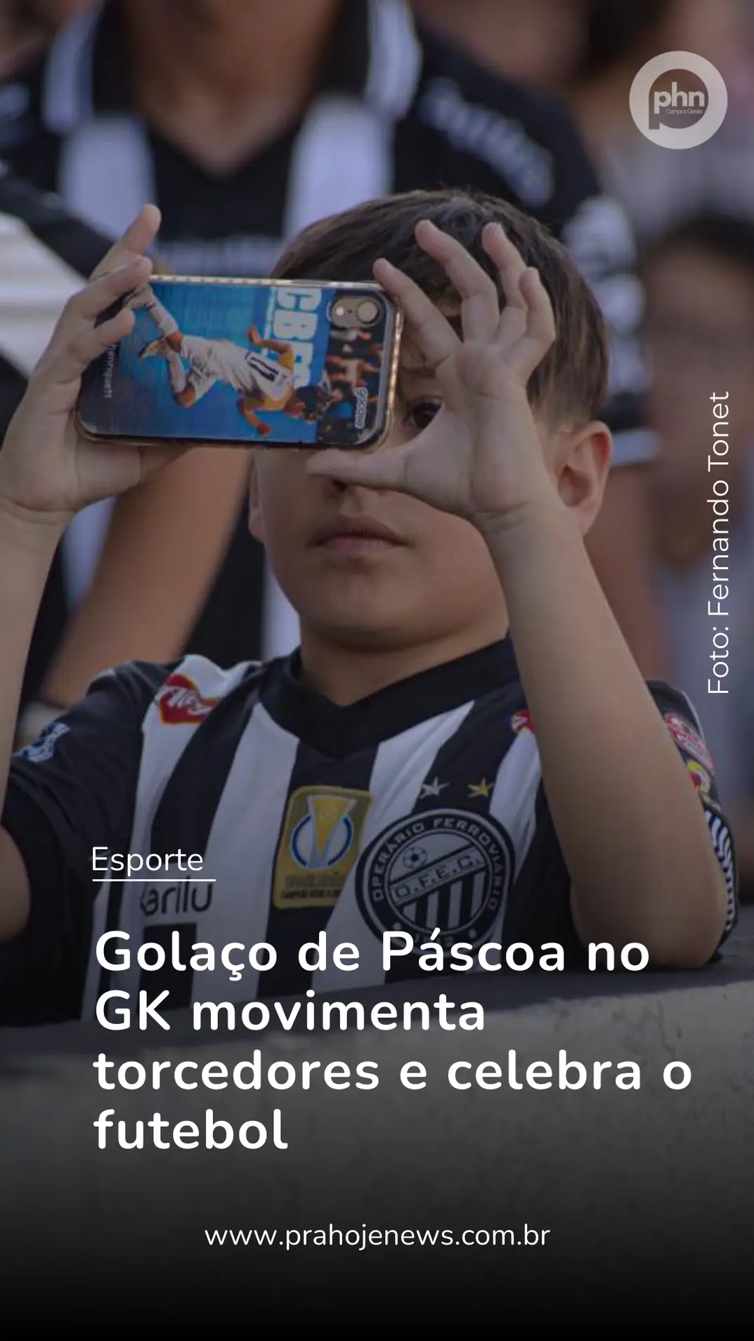 Golaço de Páscoa no GK movimenta torcedores e celebra o futebol