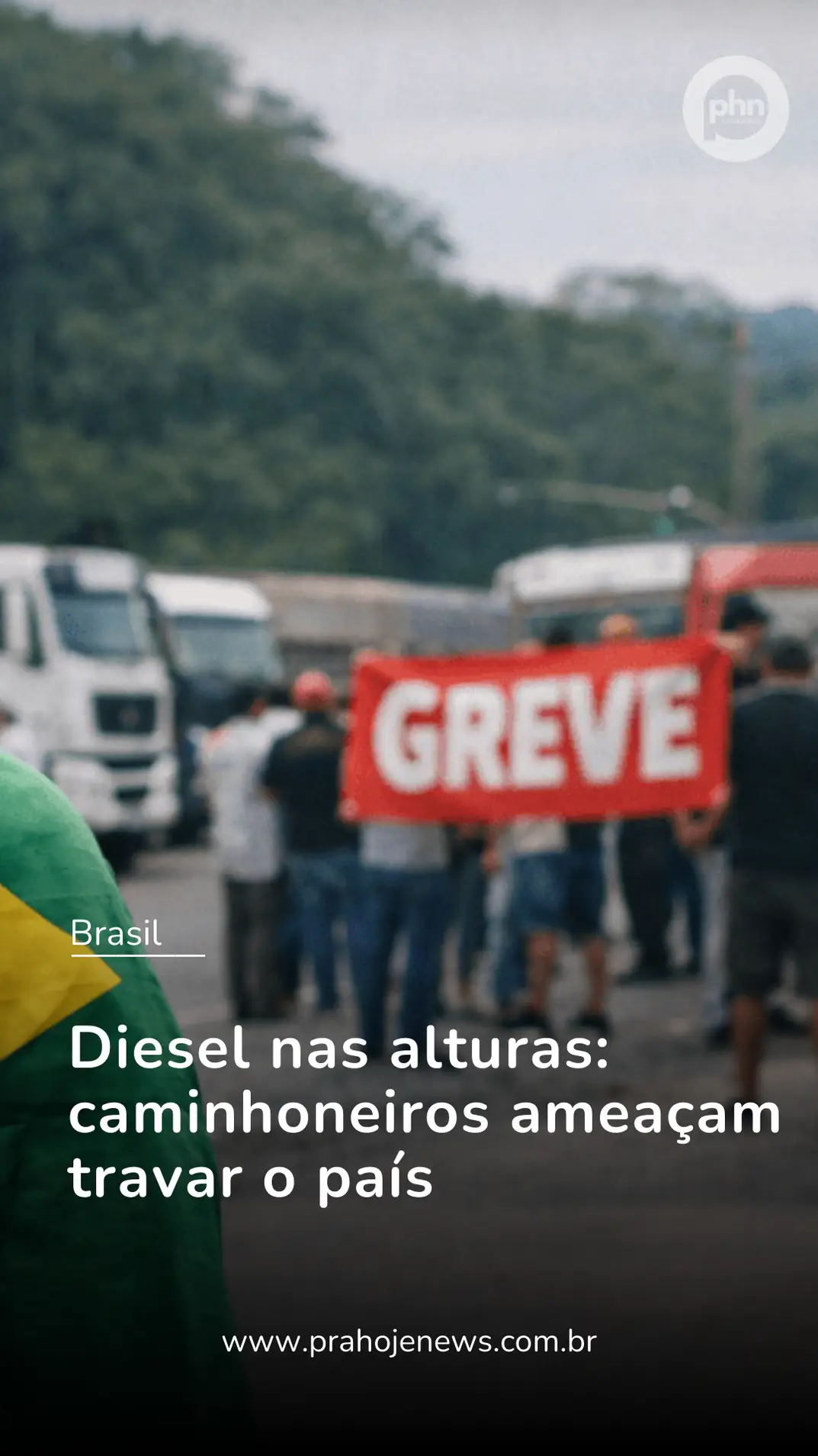 Diesel nas alturas: caminhoneiros ameaçam  travar o país