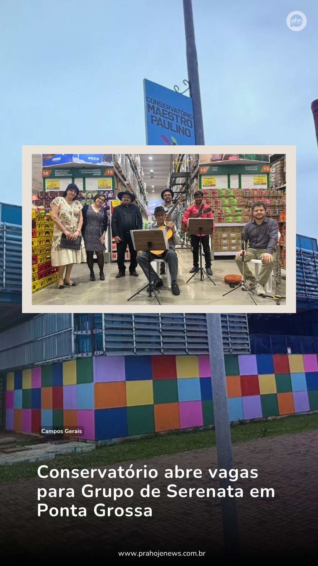 Conservatório abre vagas para Grupo de Serenata em Ponta Grossa